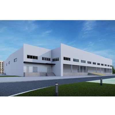 Bangunan Baja Prefabrikasi Metal Shed Bangunan Baja Gudang