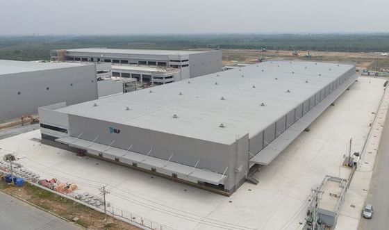 Bending Metal Building Workshop dan konstruksi struktur baja untuk pabrik industri