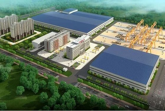 Proses Pabrik Struktur Baja Prefab Portal Lokakarya Struktur Baja