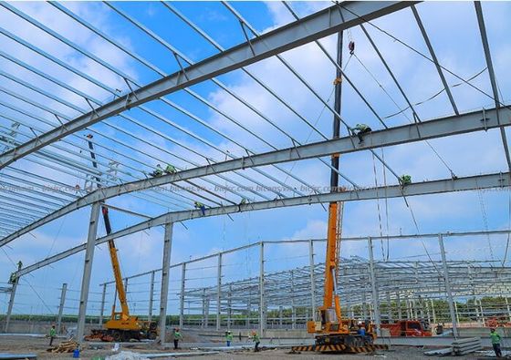 Proses Pabrik Struktur Baja Prefab Portal Lokakarya Struktur Baja