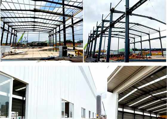 Bangunan Struktur Baja Industri Gudang Bangunan Kerangka Baja Prefabrikasi