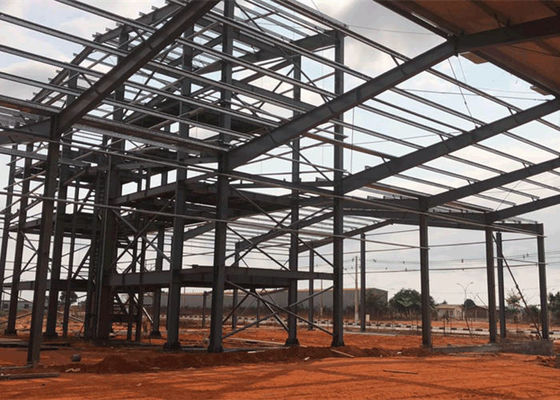 Bangunan Bengkel Struktur Baja Industri Tahan Lama Bending ISO9001
