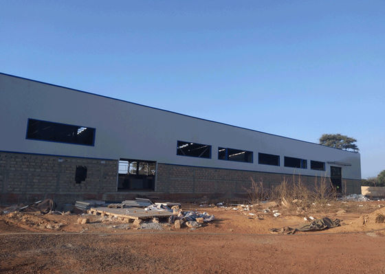 Bengkel Fabrikasi Baja Bingkai Hangar Struktur Baja Industri Pabrikan