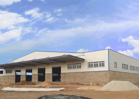Bengkel Fabrikasi Baja Bingkai Hangar Struktur Baja Industri Pabrikan