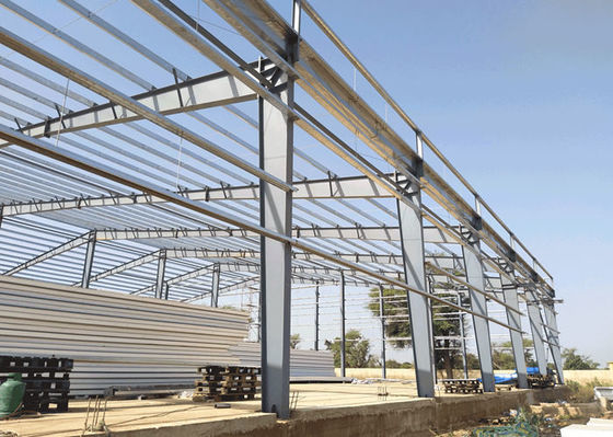 Bengkel Fabrikasi Baja Bingkai Hangar Struktur Baja Industri Pabrikan