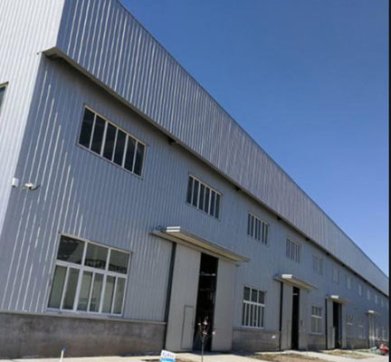 Struktur Modern Dengan Kerangka Portal Baja Bangunan Administrasi Baja Prefabrik