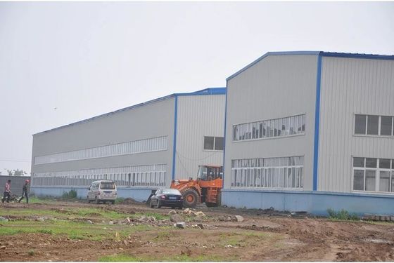 Bangunan gudang industri prefabrikasi komersial modern