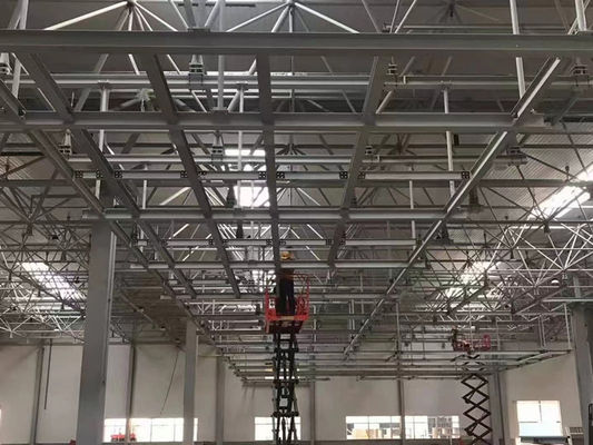 Bangunan Baja Prefabrikasi Pabrik Struktur Baja Dengan Desain Disesuaikan
