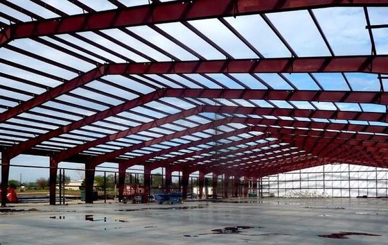Konstruksi Logam Struktur Baja Kerangka Gudang Bengkel Pabrik Bangunan