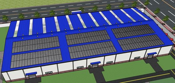 Prefabricated Building Steel Structure Workshop Dengan Mudah Merakit