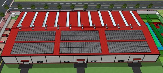 Prefabricated Building Steel Structure Workshop Dengan Mudah Merakit