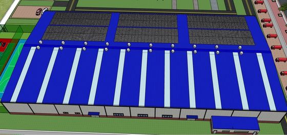 Prefabricated Building Steel Structure Workshop Dengan Mudah Merakit
