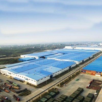 Pemasangan Prefabrikasi Industri Bagian H Struktur Baja Frame Gedung Gudang