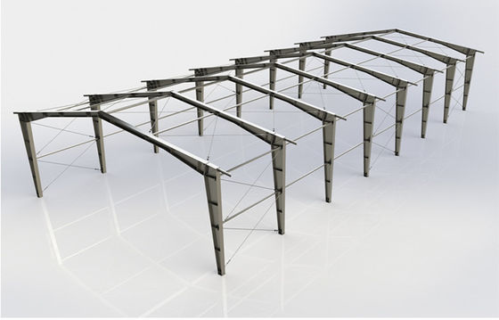 Sandwich Panel Steel Struktur Bangunan Gudang untuk bengkel