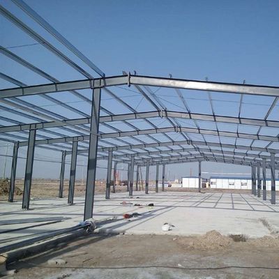 Bangunan Metal Prefab Struktur Baja Lokakarya Struktur Kerangka Portal