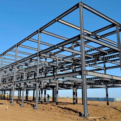 Bangunan Metal Prefab Struktur Baja Lokakarya Struktur Kerangka Portal