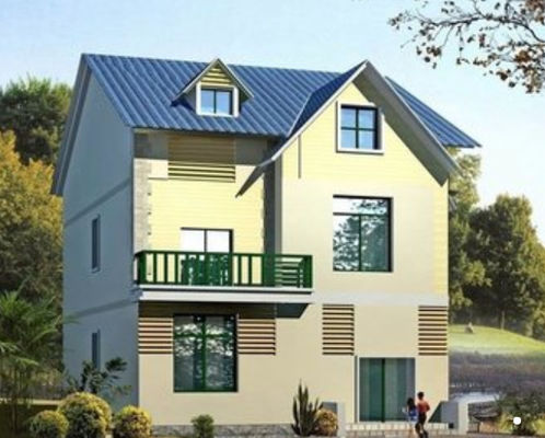 Struktur Baja Bangunan Hunian rumah prefabrik desain khusus