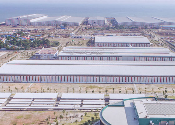 Struktur baja prafabrikasi Lokakarya industri Gedung pabrik Konstruksi