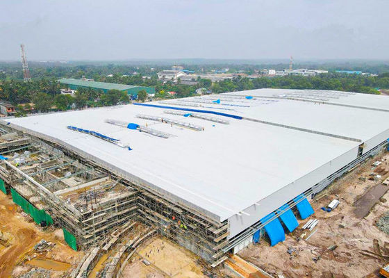 Bengkel Garasi Struktur Baja Prefabrikasi Bangunan Rangka Industri