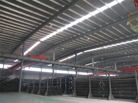 Struktur baja prefabrikasi industri Frame gudang Konstruksi bangunan