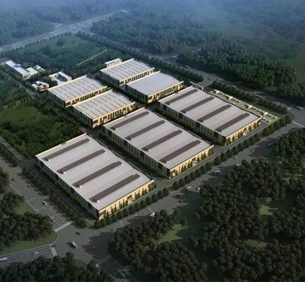 Q235 / Q355 Gudang Struktur Baja Bangunan Rangka Baja Pracetak