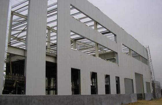 Aluminium Alloy / Plastik Baja Jendela Struktur Baja Workshop Pabrik Dengan Isolasi Opsional