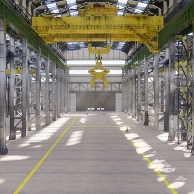 Q355B/ Q235B Bangunan Kerangka Baja Crane Dirancang Untuk Spesifikasi Anda
