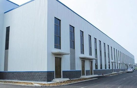 Custom Steel Structure shed Fabrication Warehouse Workshop untuk konstruksi Bangunan