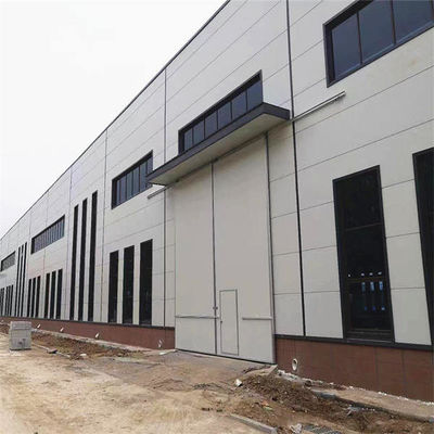 Bengkel Fabrikasi Baja Bingkai Hangar Struktur Baja Industri Pabrikan