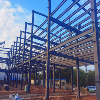Bengkel Fabrikasi Baja Bingkai Hangar Struktur Baja Industri Pabrikan