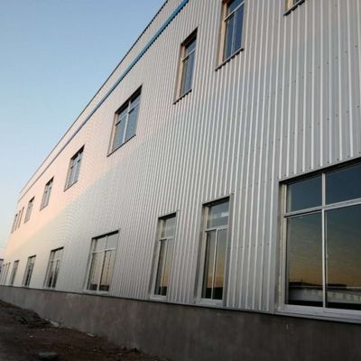 Struktur Baja Rumah Bangunan Logam Prefabrik Untuk Gudang