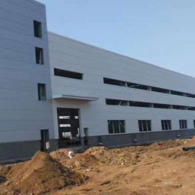 Prefab Portable Steel Structure Warehouse untuk penyimpanan kargo