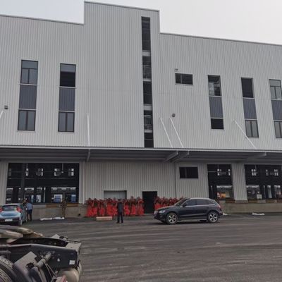 Pemasangan cepat Gedung Struktur Baja Span Besar Untuk Industri