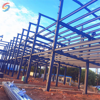 Struktur baja dengan pintu aluminium dan KFC dan jendela aluminium dan pintu PVC