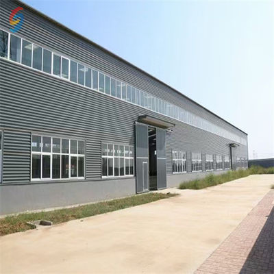 Hot Rolled/Welded H-Section Steel Commercial Steel Frame Building untuk bengkel