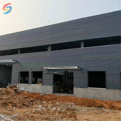 Hot Rolled/Welded H-Section Steel Commercial Steel Frame Building untuk bengkel