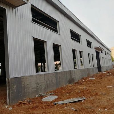 Gedung Pabrik Desain Modern Lokakarya Struktur Baja Prefabrikasi