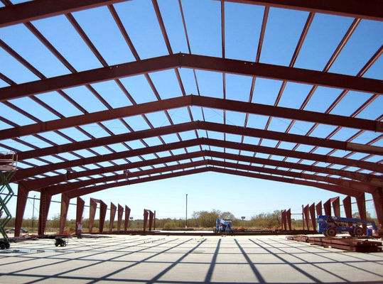 Berat Ringan Modular Struktur Baja Prefabrikasi Metal Frame Warehouse Workshop