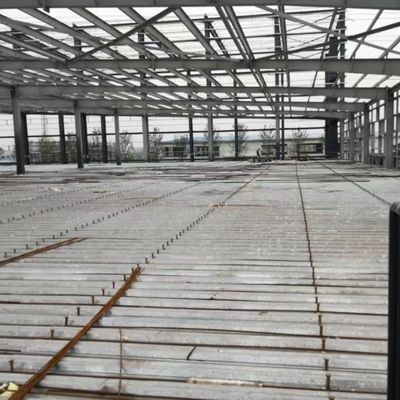 Mudah dirakit Waterproof Bangunan Prefab Struktur Baja Gudang