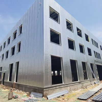 Bengkel Bangunan Struktur Baja Bagian H Dimensi Disesuaikan