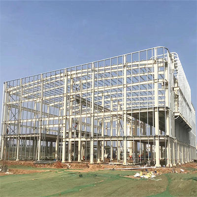 Bangunan Industri Struktur Baja Prefabrik Bengkel Konstruksi Logam Bangunan
