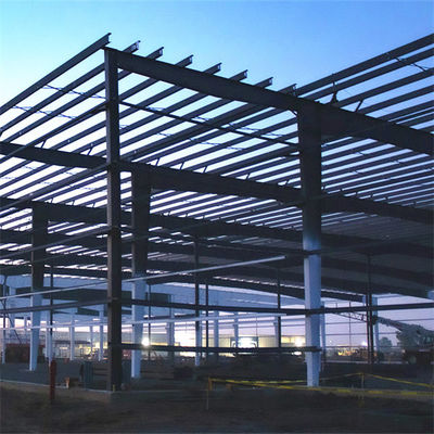 Q355/ Q235 Lokakarya Struktur Baja dengan Isolasi Opsional dan UPVC Downpipe