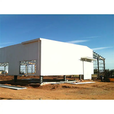 Gudang Struktur Baja Prefab Dengan Isolasi Opsional Dan Jendela Aluminium
