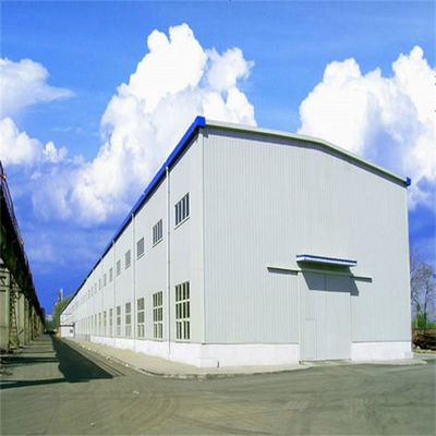 Aluminium Alloy Window Metal Building Workshop dengan dan Perawatan Permukaan Galvanized