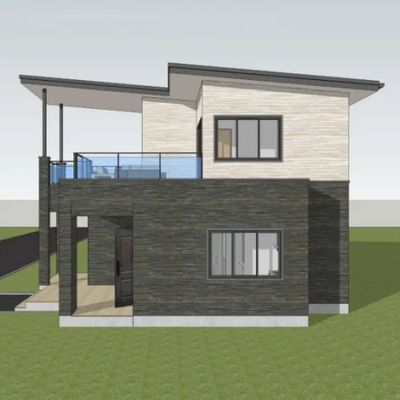 Isolasi panas tinggi Struktur baja ringan Villa Untuk Desain Aman Dan Kuat