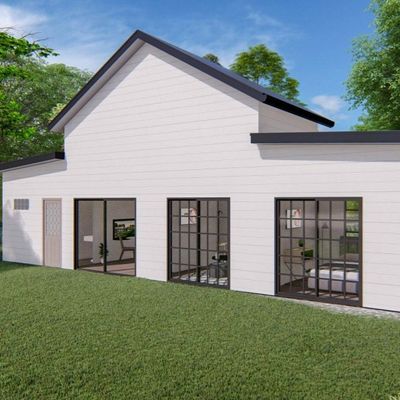 Mudah Dipasang Rumah Berat Ringan Kekuatan Tinggi Untuk Ruang Penjaga, Lounge, Hall