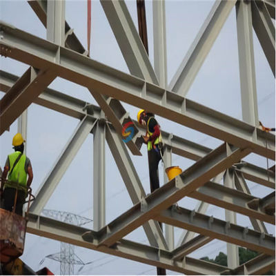 Struktur baja yang disesuaikan Desain penyimpanan gudang logam yang sudah disesuaikan