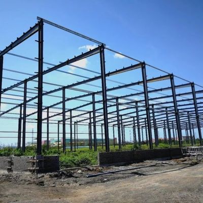 Portal Frame Struktur Baja Gudang Untuk Penyimpanan Dengan Baja Bagian H