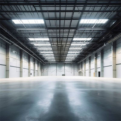 Sebuah bengkel struktur baja yang dibangun menggunakan bahan Q355/Q235 dari Cina