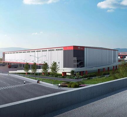 Q355/ Q235 Lokakarya Struktur Baja dengan Layanan Pengolahan Decoiling